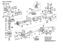 Bosch 0 601 323 442 Angle Grinder 240 V / GB Spare Parts